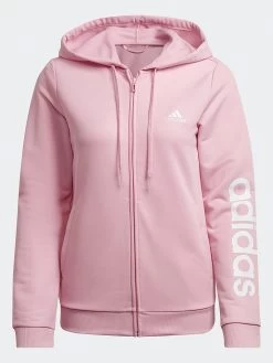 ADIDAS Trainingsanzug "Lin FT TS" In Rosa/ Braun 8 ADIDAS Trainingsanzug "Lin FT TS" In Rosa/ Braun -Damenmodegeschäft adidas trainingsanzug lin ft ts in rosa braun 3
