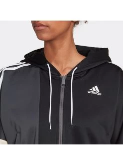 ADIDAS Trainingsanzug "W Bold Block TS" In Schwarz/ Anthrazit/ Weiß -Damenmodegeschäft adidas trainingsanzug w bold block ts in schwarz anthrazit weiss 2