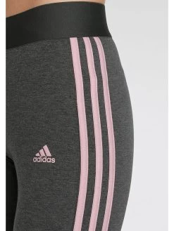 ADIDAS Trainingsleggings "W 3S" In Anthrazit/ Rosa -Damenmodegeschäft adidas trainingsleggings w 3s in anthrazit rosa 2