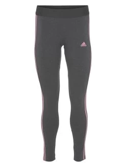ADIDAS Trainingsleggings "W 3S" In Anthrazit/ Rosa -Damenmodegeschäft adidas trainingsleggings w 3s in anthrazit rosa 3