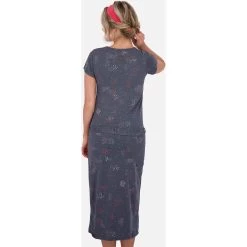 Kleid TheaAK B In Marine -Damenmodegeschäft alife and kickin kleid theaak b in marine 2