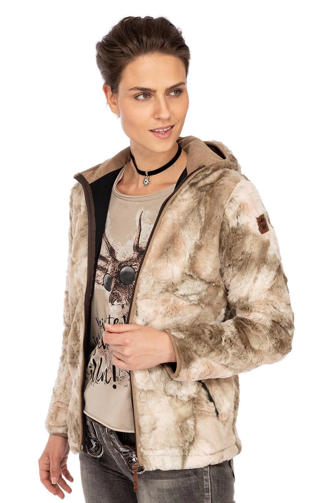 Jacke ECKENTAL Hellbraun 3 Jacke ECKENTAL Hellbraun – Bild 3