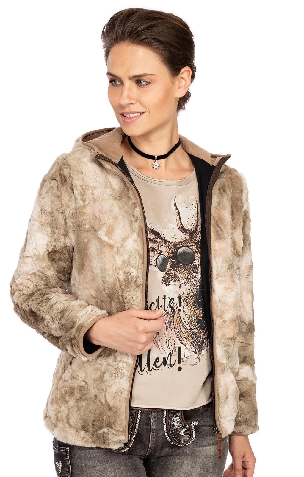 Jacke ECKENTAL Hellbraun 7 Jacke ECKENTAL Hellbraun – Bild 7