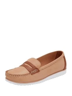 Andrea Conti Leder-Mokassins In Braun