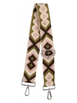 Umhängeriemen In Rosa/ Khaki - (L)120 X (B)5 Cm