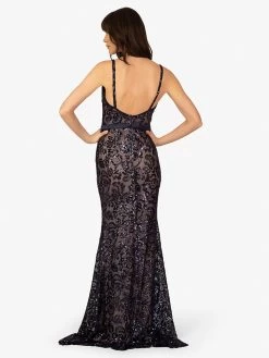 APART Kleid In Dunkelblau -Damenmodegeschäft apart kleid in dunkelblau 2