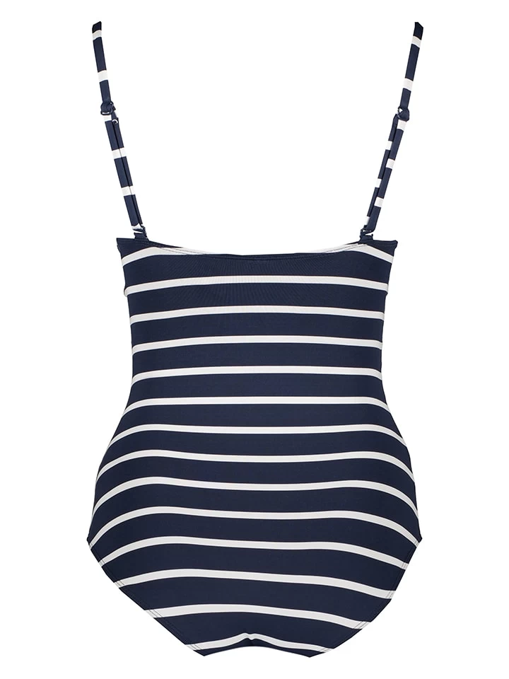 Barts Badeanzug In Dunkelblau/ Weiß 2 Barts Badeanzug In Dunkelblau/ Weiß – Bild 2