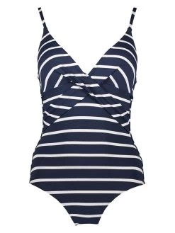 Barts Badeanzug In Dunkelblau/ Weiß