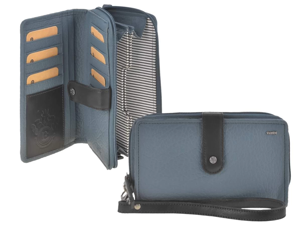Geldbörse Eva Chamonix 18x10x3cm In Blau 2 Geldbörse Eva Chamonix 18x10x3cm In Blau – Bild 2