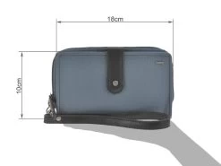 Geldbörse Eva Chamonix 18x10x3cm In Blau 12 Geldbörse Eva Chamonix 18x10x3cm In Blau -Damenmodegeschäft berba geldborse eva chamonix 18x10x3cm in blau 2