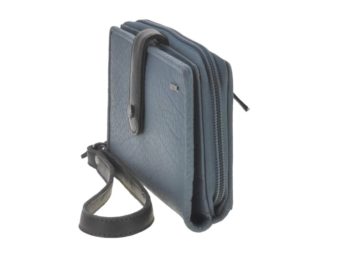 Geldbörse Eva Chamonix 18x10x3cm In Blau 7 Geldbörse Eva Chamonix 18x10x3cm In Blau – Bild 7