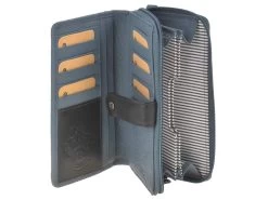 Geldbörse Eva Chamonix 18x10x3cm In Blau 19 Geldbörse Eva Chamonix 18x10x3cm In Blau -Damenmodegeschäft berba geldborse eva chamonix 18x10x3cm in blau 9