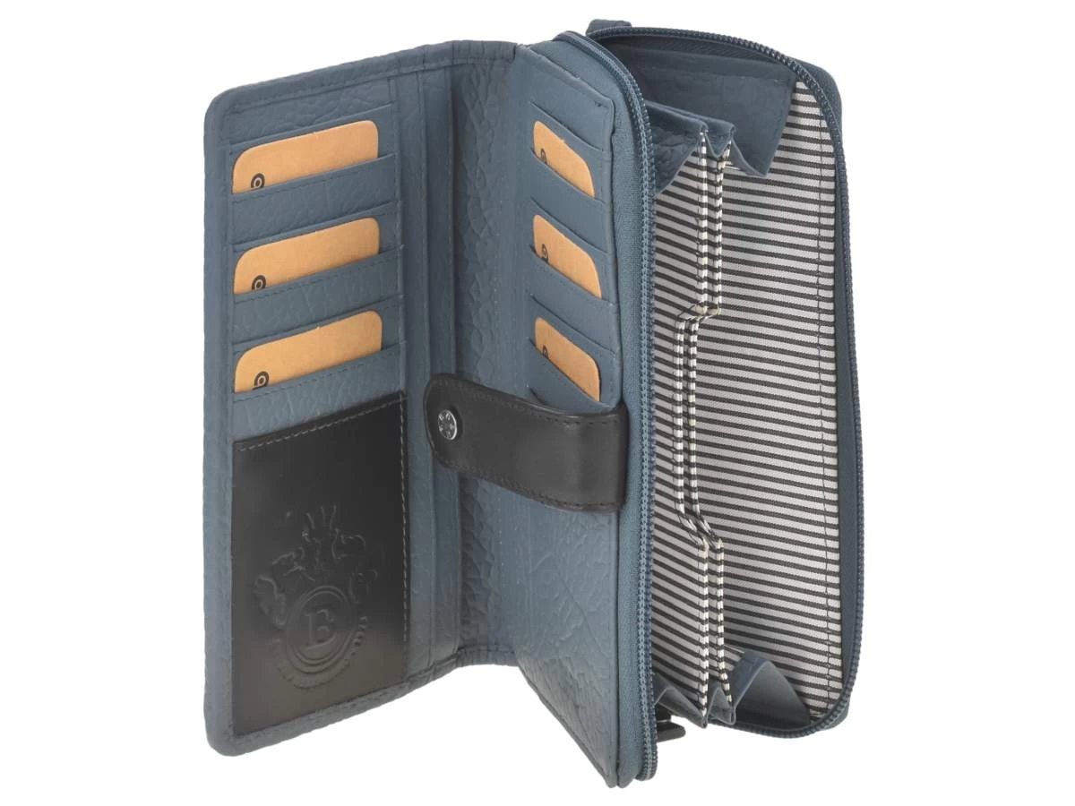 Geldbörse Eva Chamonix 18x10x3cm In Blau 10 Geldbörse Eva Chamonix 18x10x3cm In Blau – Bild 10