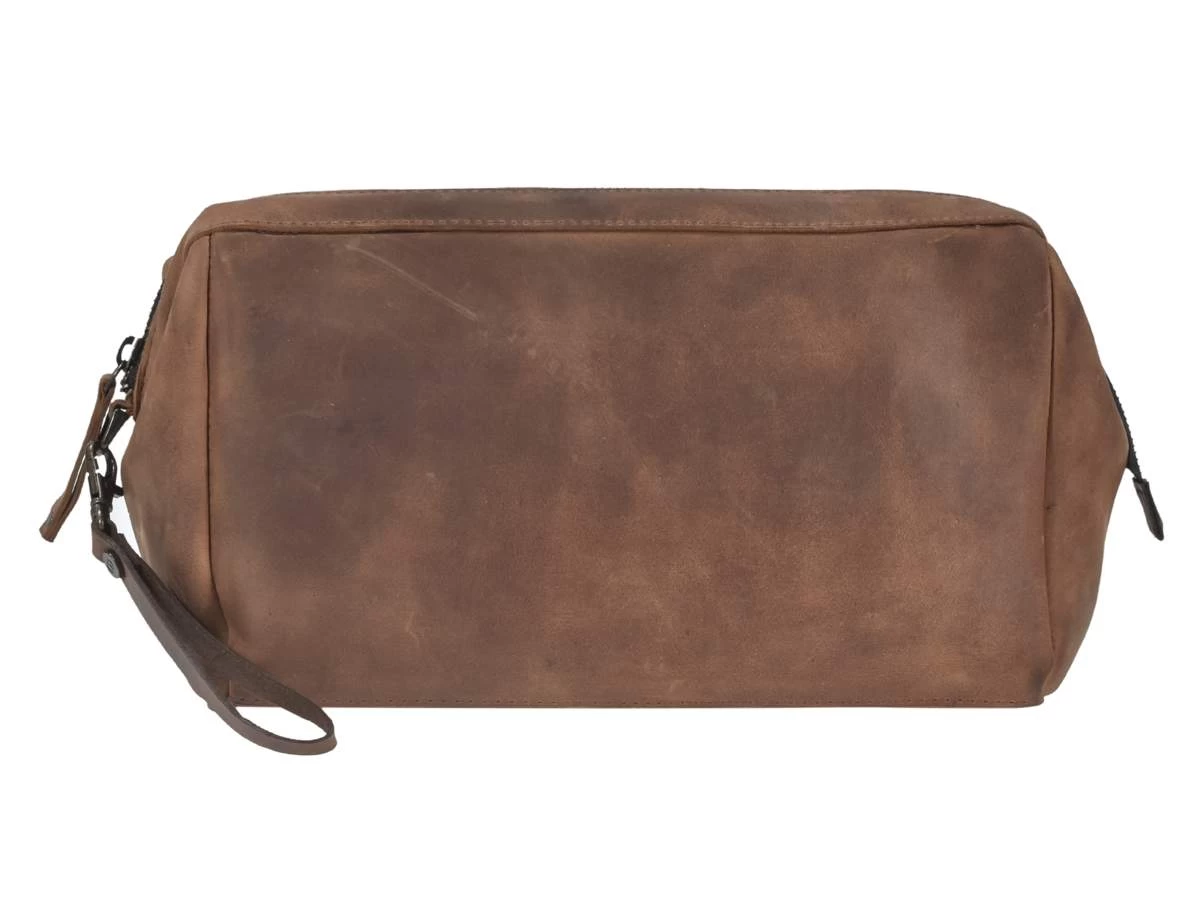 Kulturtasche Bram 28x13x12cm In Braun 3 Kulturtasche Bram 28x13x12cm In Braun – Bild 3