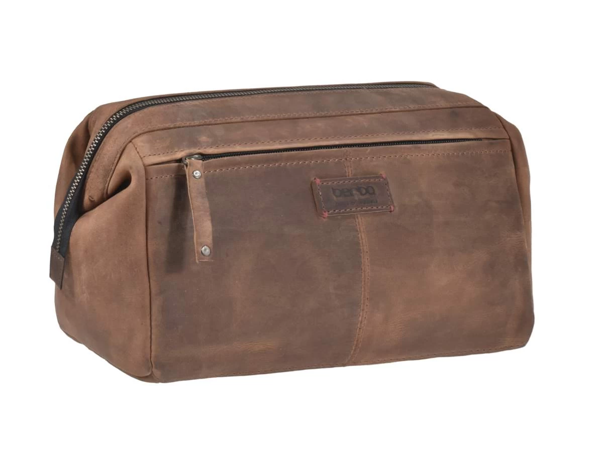 Kulturtasche Bram 28x13x12cm In Braun 6 Kulturtasche Bram 28x13x12cm In Braun – Bild 6