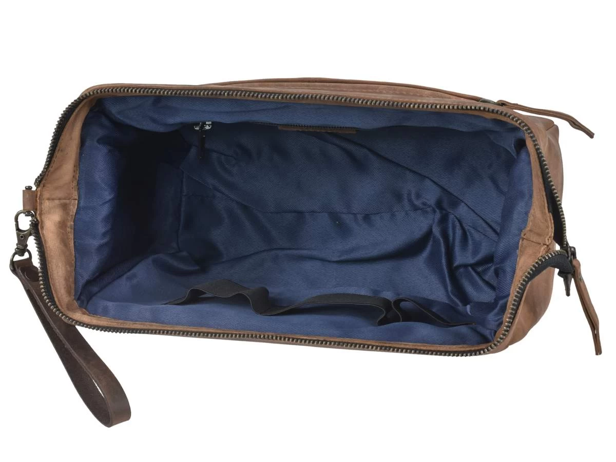 Kulturtasche Bram 28x13x12cm In Braun 9 Kulturtasche Bram 28x13x12cm In Braun – Bild 9