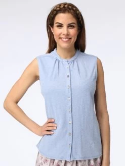 Trachtenbluse In Hellblau