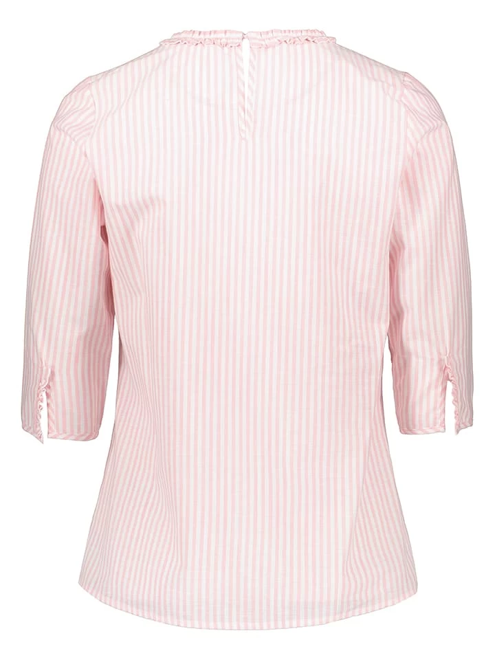 Trachtenbluse In Rosa/Weiß 2 Trachtenbluse In Rosa/Weiß – Bild 2