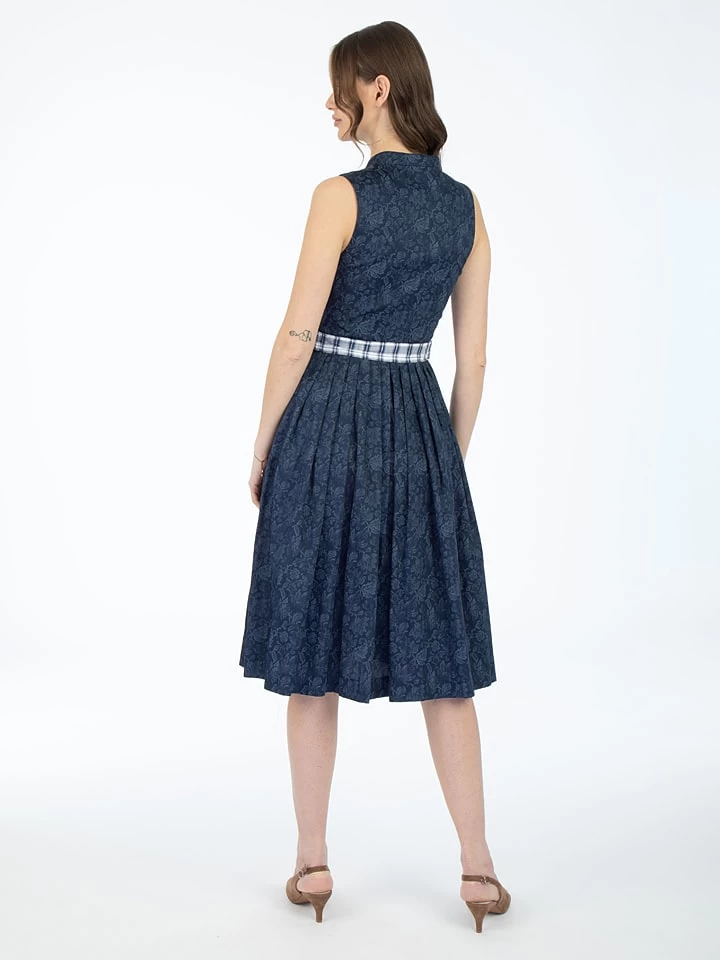 Trachtenkleid In Dunkelblau 2 Trachtenkleid In Dunkelblau – Bild 2