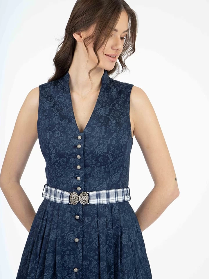 Trachtenkleid In Dunkelblau 3 Trachtenkleid In Dunkelblau – Bild 3