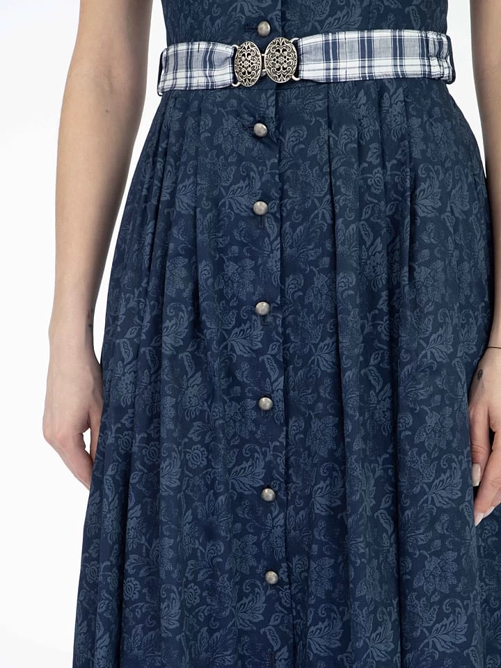 Trachtenkleid In Dunkelblau 4 Trachtenkleid In Dunkelblau – Bild 4