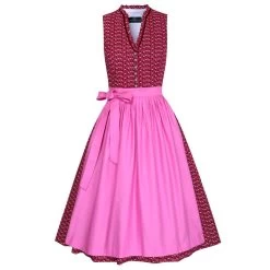 Midi Dirndl In Rot