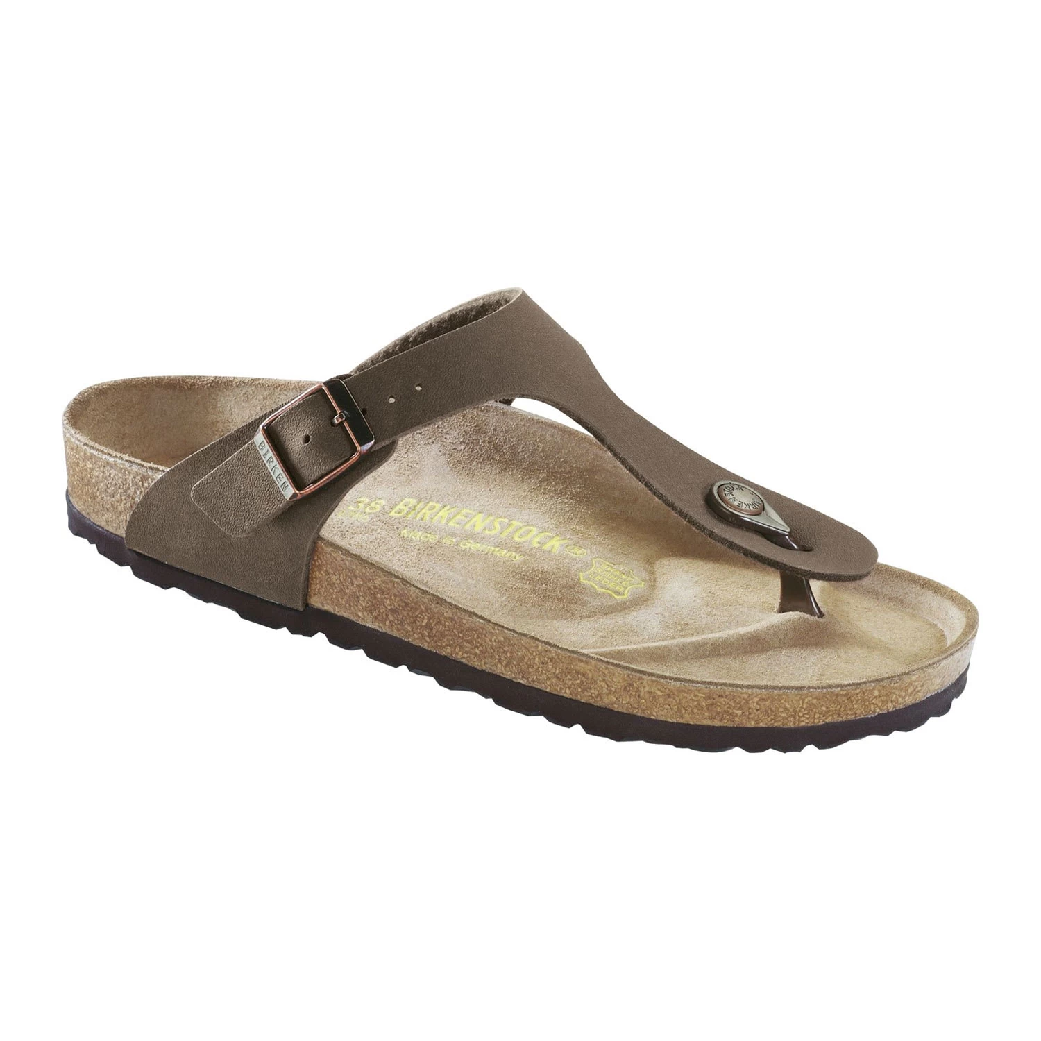 Birkenstock Zehentrenner Gizeh BF Nubuk In Braun 1 Birkenstock Zehentrenner Gizeh BF Nubuk In Braun