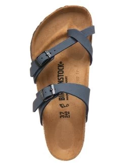 Birkenstock Zehentrenner "Mayari" In Dunkelblau - Weite N -Damenmodegeschäft birkenstock zehentrenner mayari in dunkelblau weite n 3