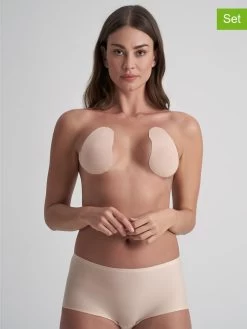 Bye Bra 6tlg. Brustwarzenpads-Set In Beige
