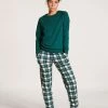 Calida Pyjama-Oberteil In Grün