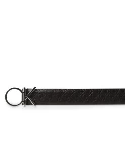 Calvin Klein Ledergürtel In Schwarz
