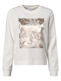 Calvin Klein Sweatshirt In Ecru