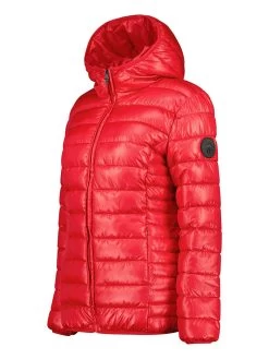 Steppjacke "Colombiana Hood" In Rot -Damenmodegeschäft canadian peak steppjacke colombiana hood in rot 2