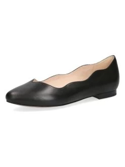 Caprice Leder-Ballerinas "Alisa" In Schwarz