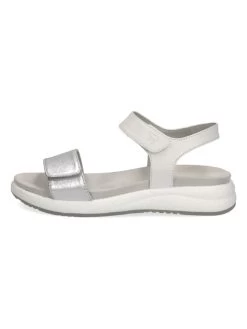Caprice Leder-Sandalen "Summer" In Weiß