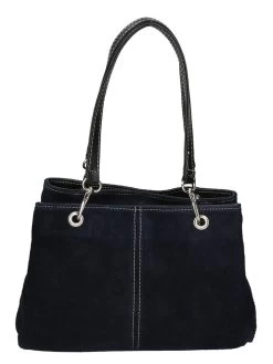 Leder-Schultertasche In Blau - (B)24 X (H)19 X (T)11 Cm -Damenmodegeschäft chiara ferretti leder schultertasche in blau b 24 x h 19 x t 11 cm 3