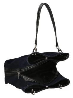 Leder-Schultertasche In Blau - (B)24 X (H)19 X (T)11 Cm -Damenmodegeschäft chiara ferretti leder schultertasche in blau b 24 x h 19 x t 11 cm 4