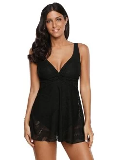 Badeanzug In Schwarz