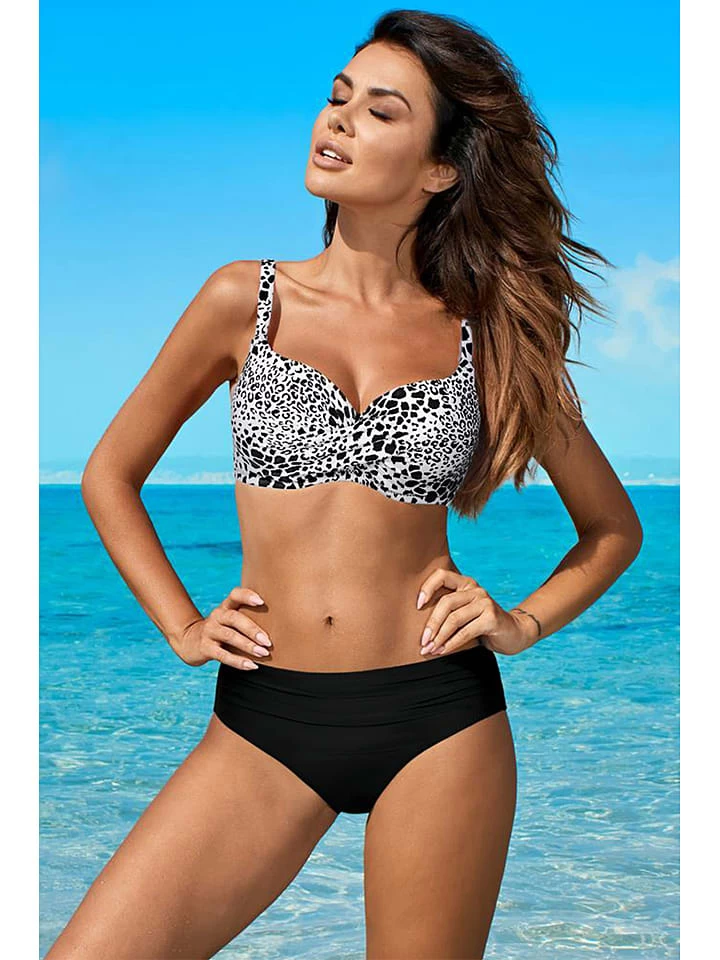 Bikini In Schwarz/ Weiß 1 Bikini In Schwarz/ Weiß