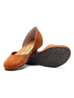 Leder-Ballerinas In Braun -Damenmodegeschäft comfortfusse leder ballerinas in braun 2