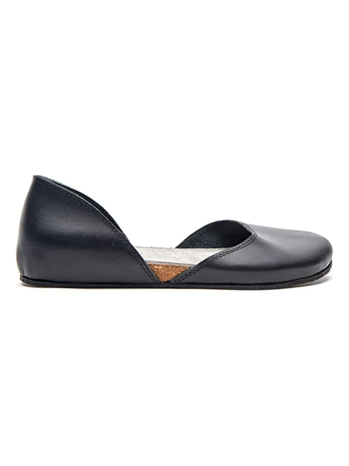 Leder-Ballerinas In Schwarz 2 Leder-Ballerinas In Schwarz – Bild 2