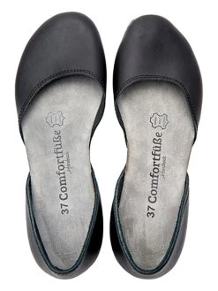 Leder-Ballerinas In Schwarz 9 Leder-Ballerinas In Schwarz -Damenmodegeschäft comfortfusse leder ballerinas in schwarz 4