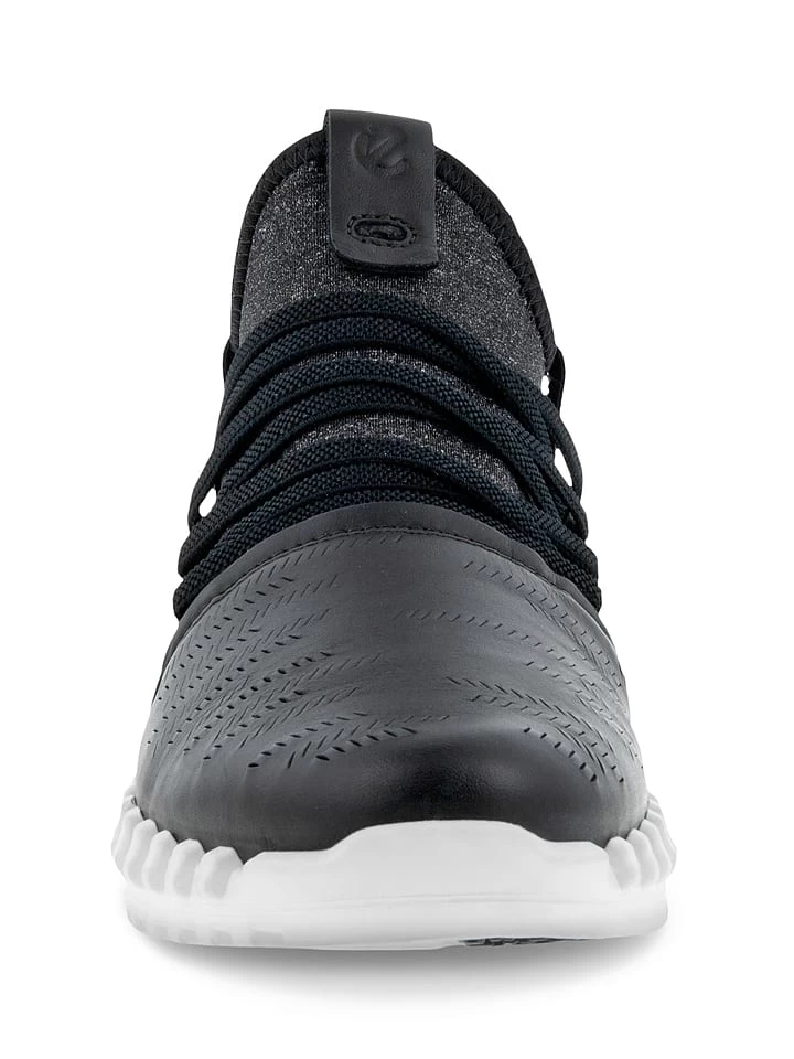 ECCO Leder-Sneakers In Schwarz 4 ECCO Leder-Sneakers In Schwarz – Bild 4