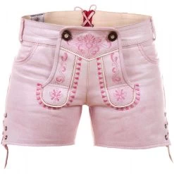 Ledershorts In Pink