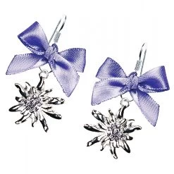 Ohrhänger In Silber, Lila