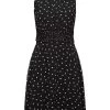 ESPRIT Kleid Mit Geraffter Taille Black