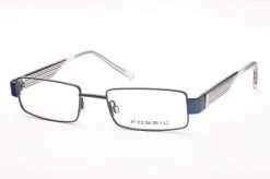 Fossil Brillengestell Aus Metall/Kunststoff In Blau