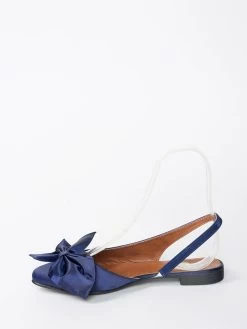 Fox Sling-Ballerinas In Dunkelblau -Damenmodegeschäft fox sling ballerinas in dunkelblau 2