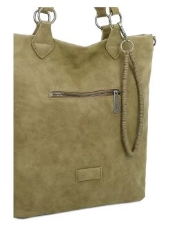 Shopper "Iggy 03" In Khaki - (B)38 X (H)42 X (T)13 Cm -Damenmodegeschäft fritzi aus preussen shopper iggy 03 in khaki b 38 x h 42 x t 13 cm 3