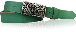 Ledergürtel In Jade